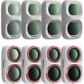 Freewell Osmo Pocket 4p Filters - All DAY-8pack - White