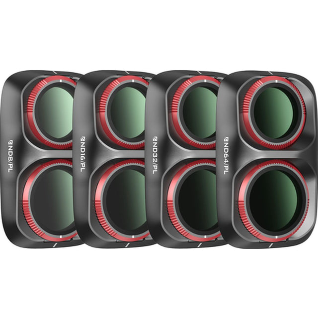 Freewell Osmo Pocket 4p Filters - Bright Day - 4pack - Black