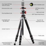 Freewell Carbon Fiber Tripod For Cameras Smartphones - image 3 of 5