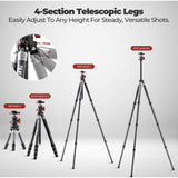 Freewell Carbon Fiber Tripod For Cameras Smartphones - image 5 of 5