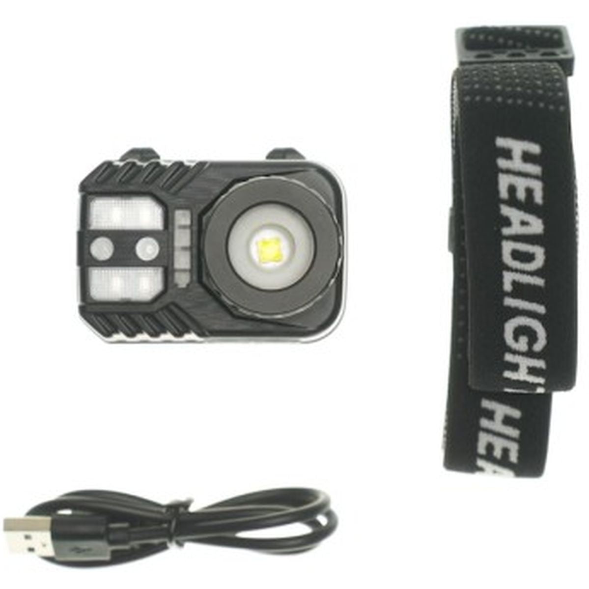 Filmsticks Head Torch w/ Headband Strap Rechargeable w/ Cable Provided