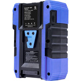 FXLion Cool Black V-Mount Battery 14.4V 184WH | w/ USB D-Tap