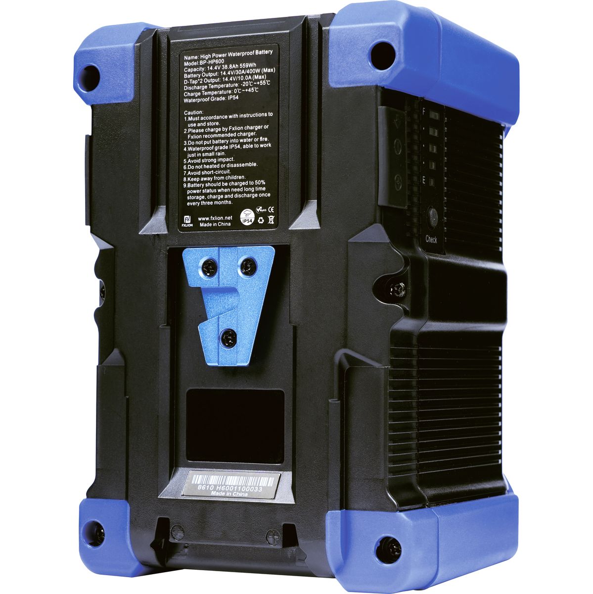 FXLion 14.4V / 559WH V-Mount High Power Waterproof Battery