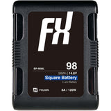 FXLion Cool Blue Smart Square Battery - 14.8V / 98WH V-Mount