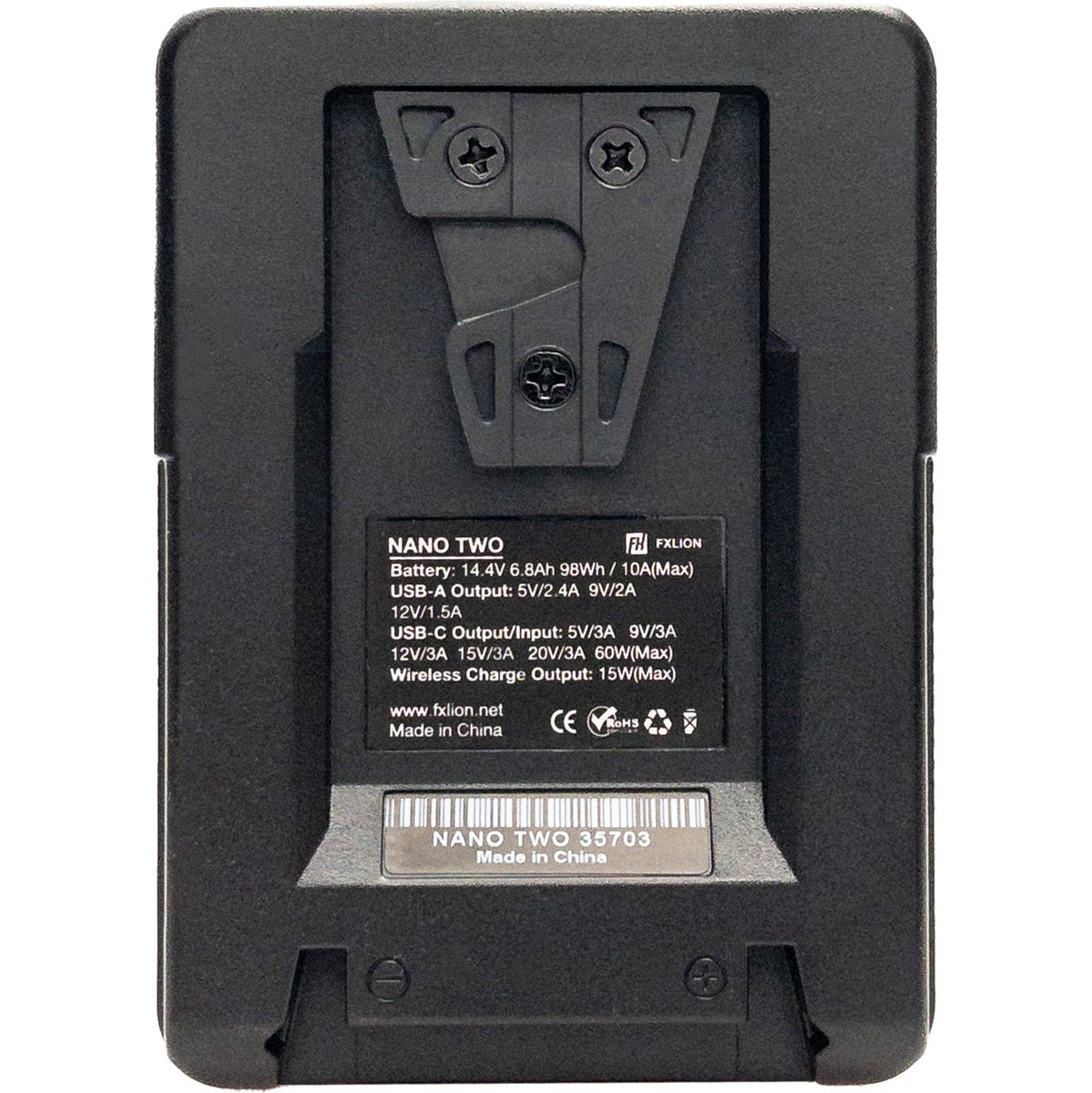 FXLion Nano Two 14.8V/98WH V-Lock Wireless
