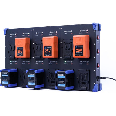 FXLion 12 CH Automatic Voltage Charger 16.8V / 29.4V - V-Mount - image 2 of 2