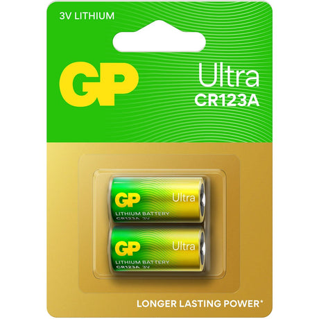 GP CR123A Battery GP Ultra Lithium 2 PCs - image 3 of 5