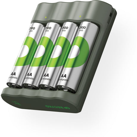 GP USB Battery Charger B441 w/ 4 X ReCyko AA 2100 mAh - image 2 of 5