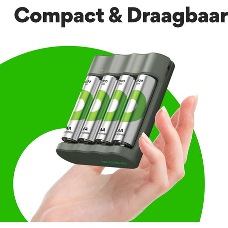 GP USB Battery Charger B441 w/ 4 X ReCyko AA 2100 mAh - image 5 of 5