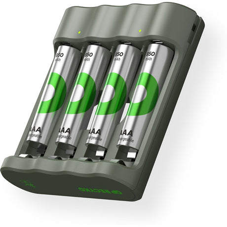 GP USB Battery Charger B441 w/ 4 X ReCyko AAA 850 mAh - image 2 of 5
