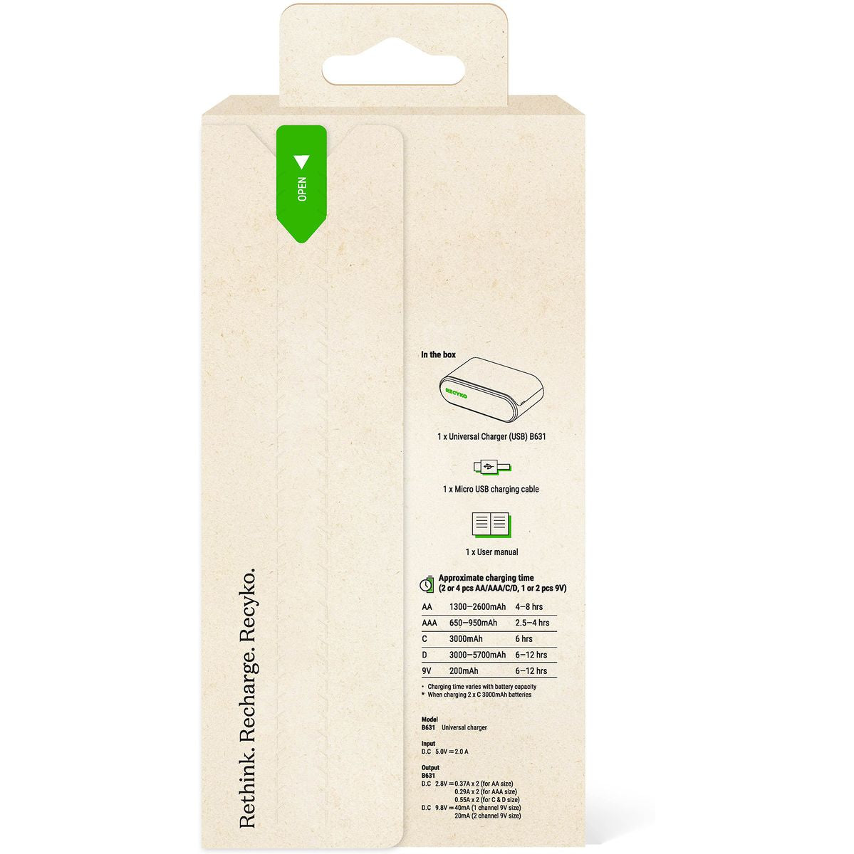 GP USB Battery Charger B631 Universal - image 3 of 5