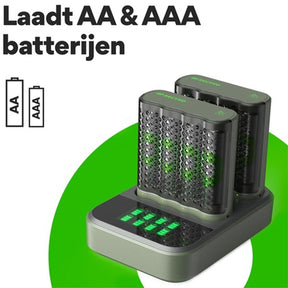 GP USB Battery Charger GP M451 8 X ReCyko AA 2600 mAh Dockingstat
