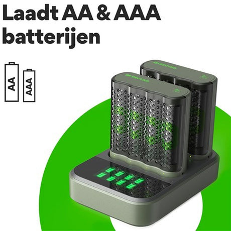 GP USB Battery Charger GP M451 8 X ReCyko AA 2600 mAh Dockingstat