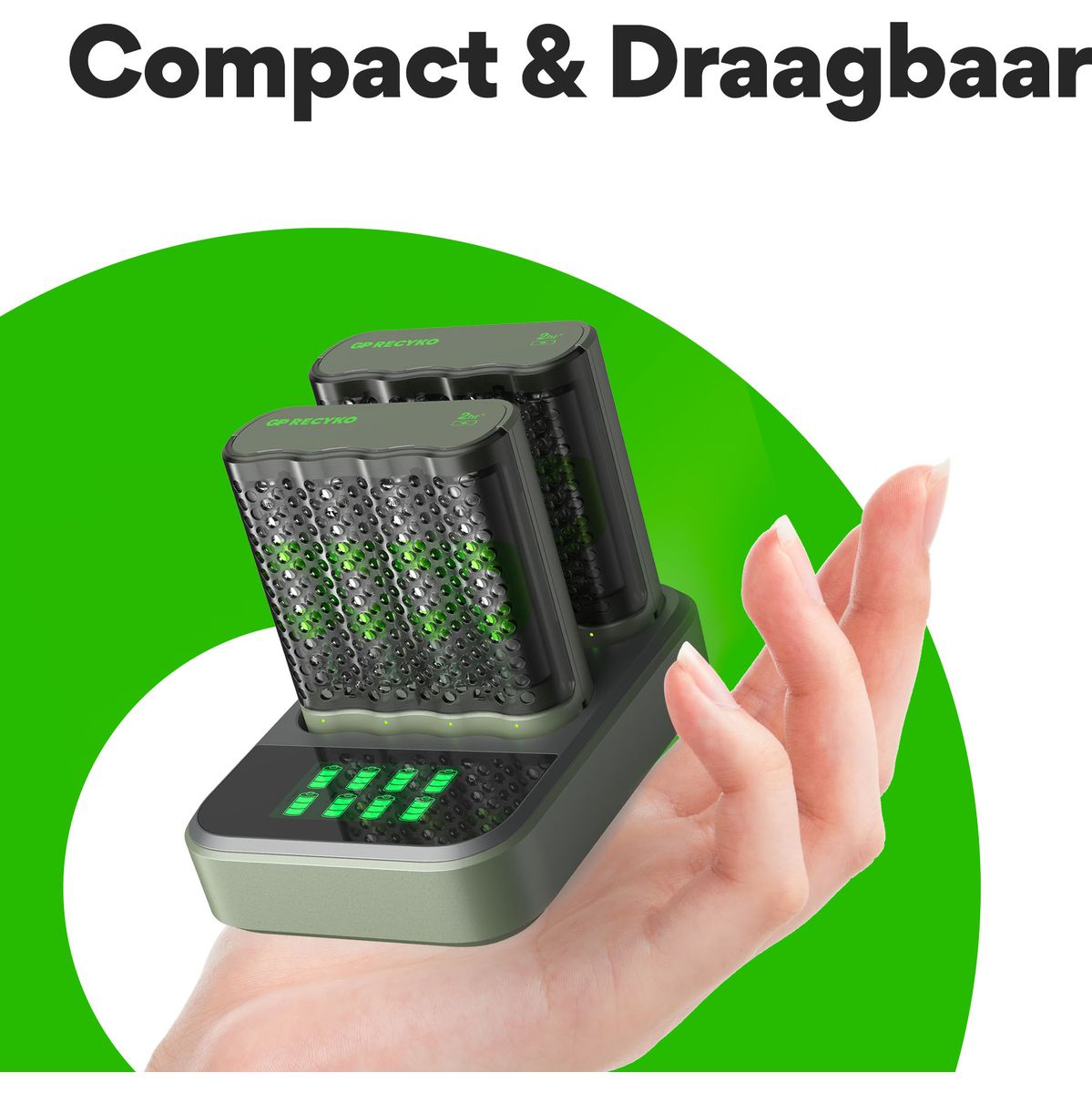 GP USB Battery Charger GP M451 8 X ReCyko AA 2600 mAh Dockingstat - image 5 of 5