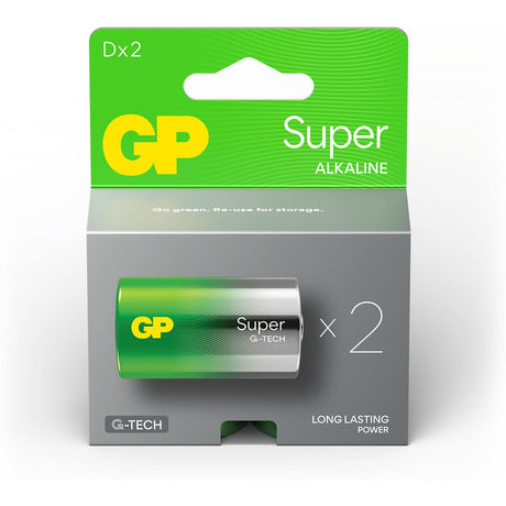 GP D MONO Battery GP Alkaline Super 1.5V 2 PCs - image 3 of 5