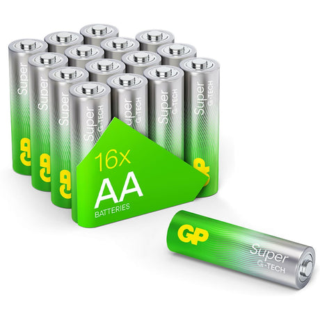 GP AA Battery GP Alkaline Super 1.5V 16 PCs - image 2 of 5