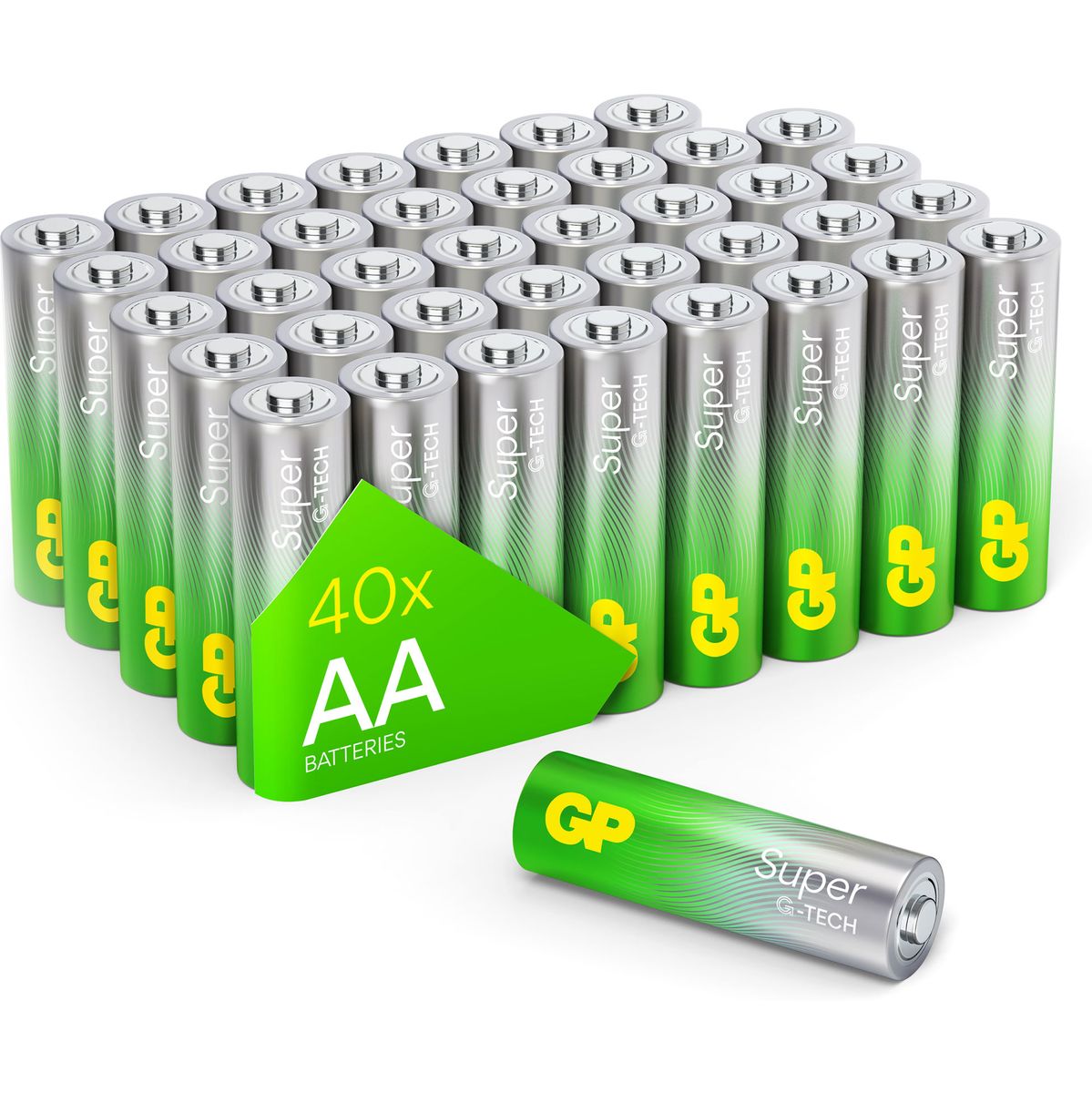 GP AA Battery GP Alkaline Super 1.5V 40 PCs - image 2 of 5