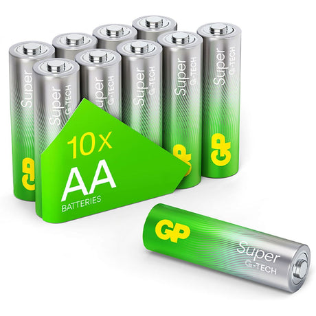 GP AA Battery GP Alkaline Super 1.5V Blister Van 10 PCs - image 4 of 5