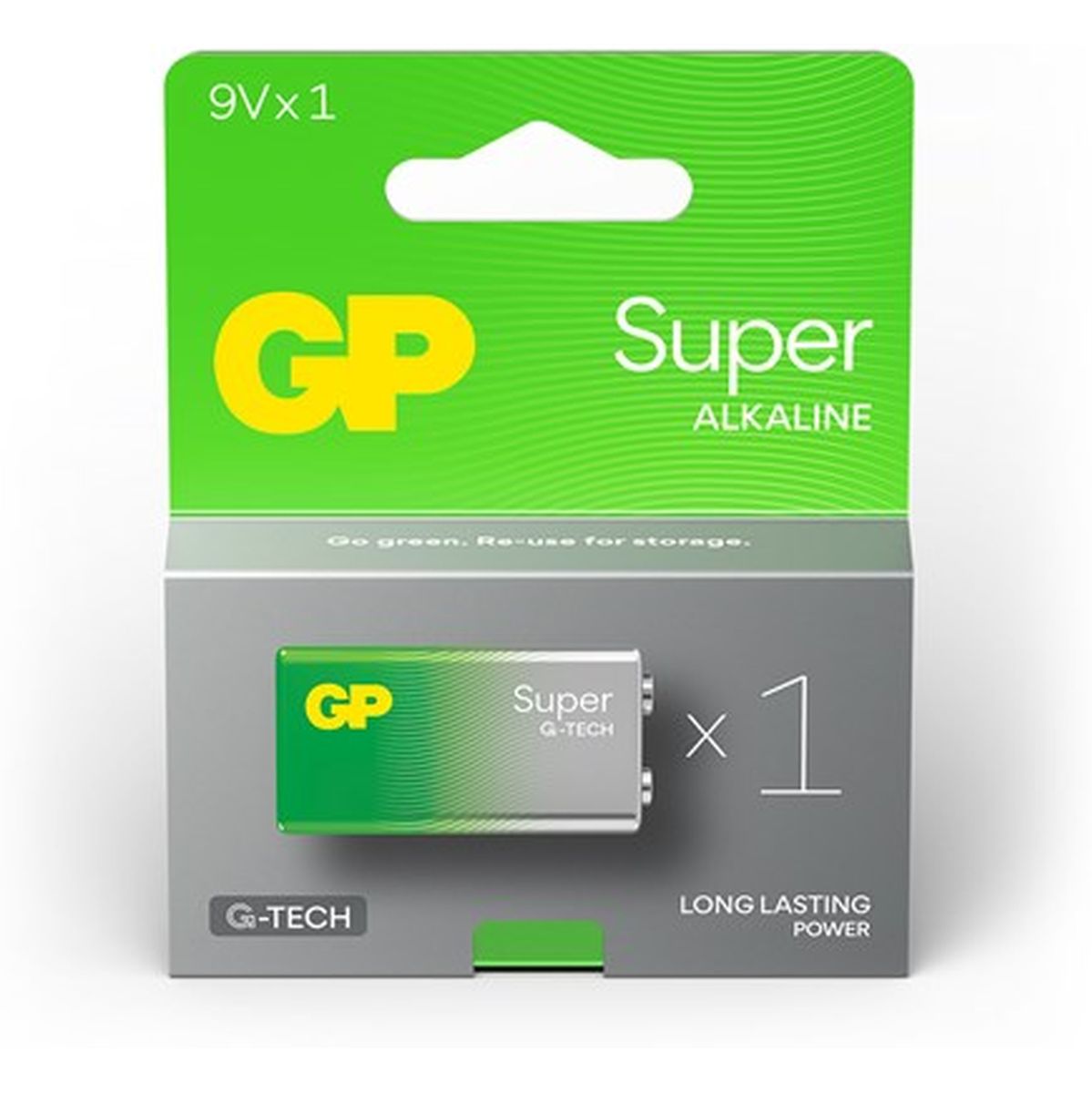 GP 9V Battery GP Alkaline Super 9V 1 Piece