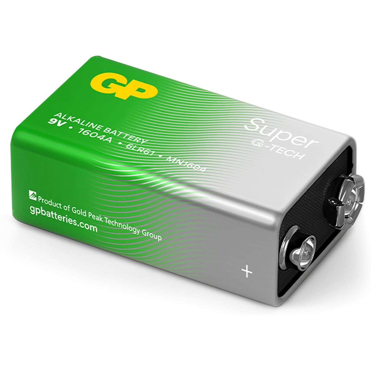 GP 9V Battery GP Alkaline Super 9V 1 Piece - image 2 of 5