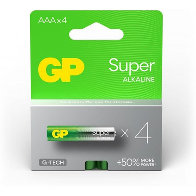 GP AAA Battery GP Alkaline Super 1.5V 4 PCs