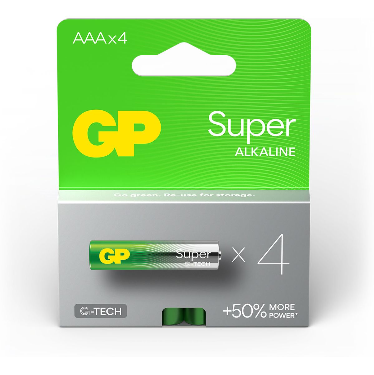 GP AAA Battery GP Alkaline Super 1.5V 4 PCs - image 4 of 5