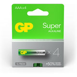 GP AAA Battery GP Alkaline Super 1.5V 4 PCs - image 4 of 5