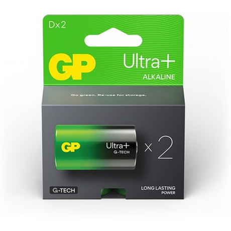GP D MONO Battery GP Alkaline Ultra Plus 1.5V 2 PCs