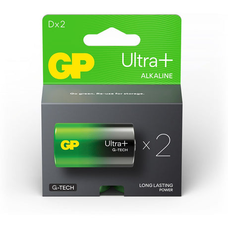 GP D MONO Battery GP Alkaline Ultra Plus 1.5V 2 PCs - image 4 of 5