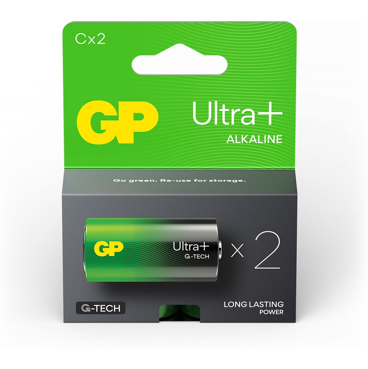 GP C Baby Battery GP Alkaline Ultra Plus 1.5V 2 PCs - image 4 of 5