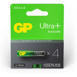 GP AAA Battery GP Alkaline Ultra Plus 1.5V 4 PCs - image 4 of 5