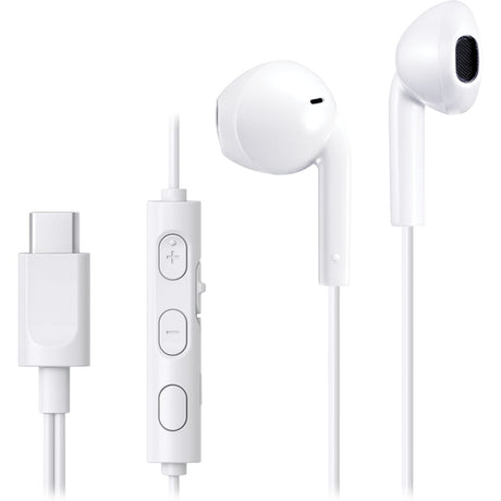 JVC Earbud Mic/Remote USB-C White