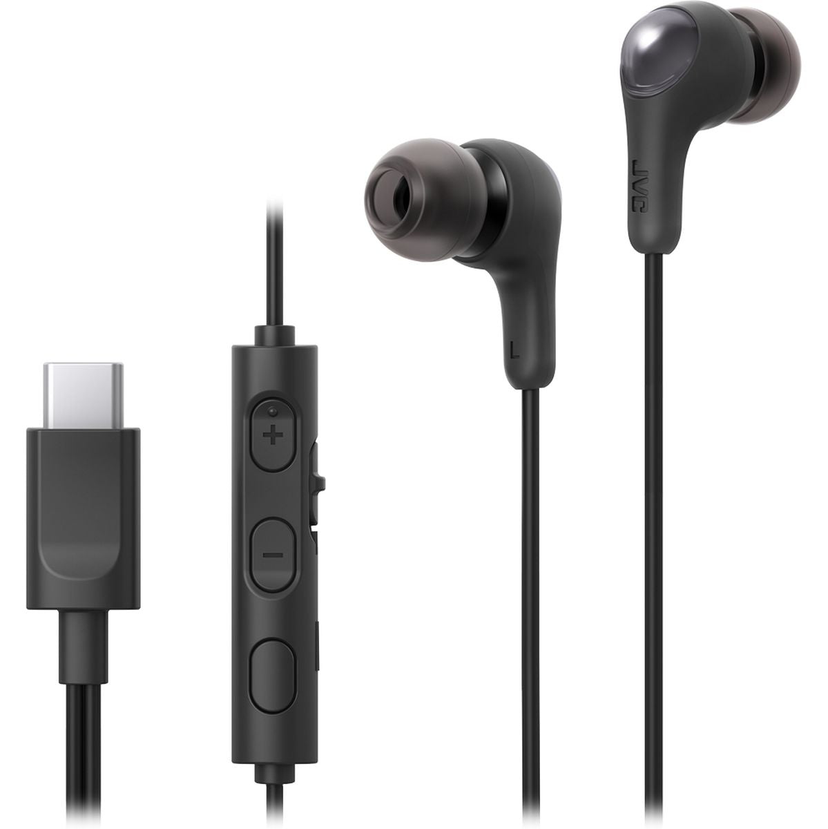 JVC Gumy Mic/Remote USB-C Black