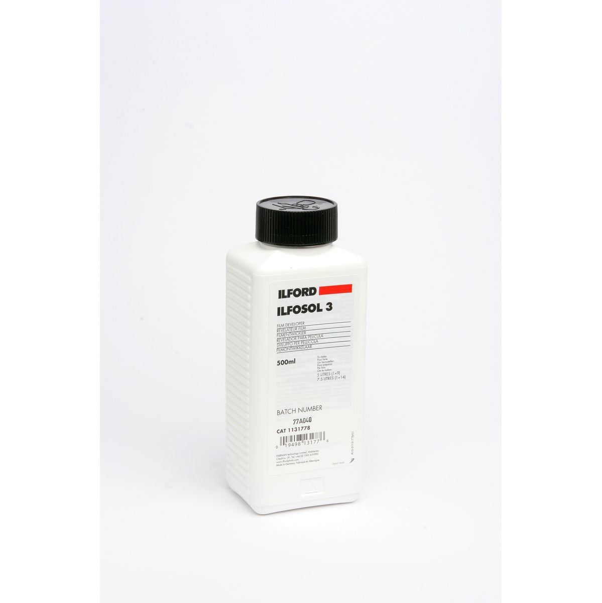 Ilford Ilfosol 3 Dev 500ml WLD