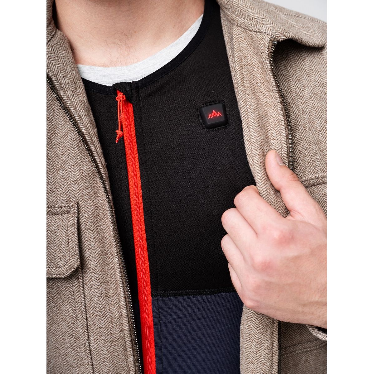 Heat Experience Heatx Heated Inner Vest Unisex XS Navy/Black - image 5 of 5
