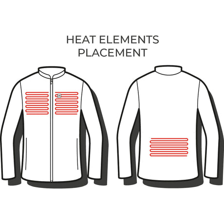 Heat Experience Heatx Heated Fleece Sweater Mens M Sand - image 4 of 4