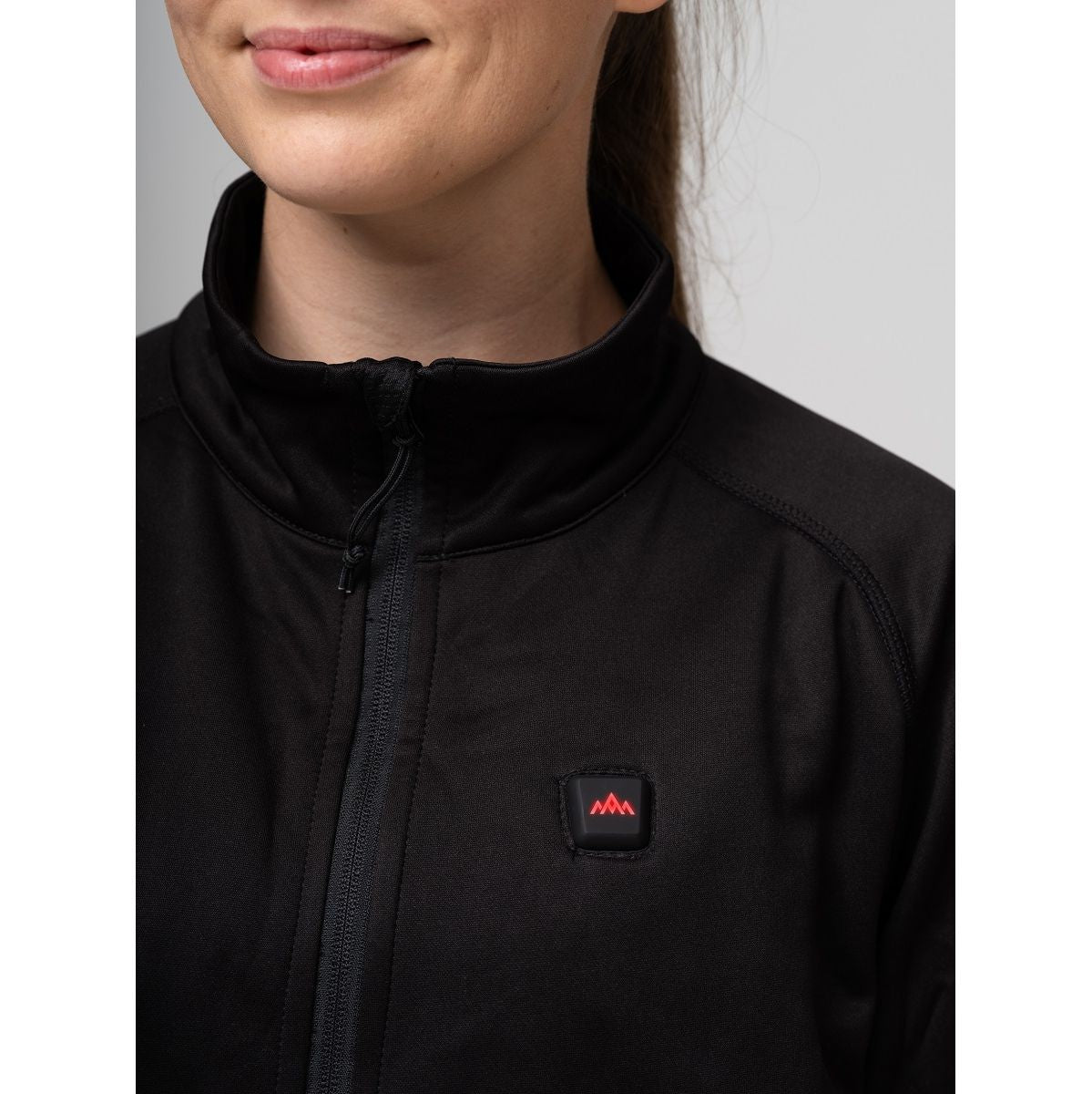 Heat Experience Heatx Heated Fleece Sweater Womens M Black - image 3 of 5