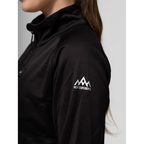 Heat Experience Heatx Heated Fleece Sweater Womens M Black - image 4 of 5