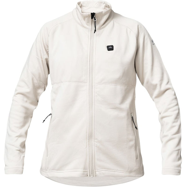 Heat Experience Heatx Heated Fleece Sweater Womens M Sand