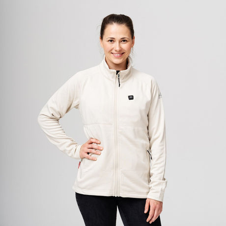 Heat Experience Heatx Heated Fleece Sweater Womens M Sand - image 4 of 5