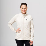 Heat Experience Heatx Heated Fleece Sweater Womens S Sand - image 4 of 5