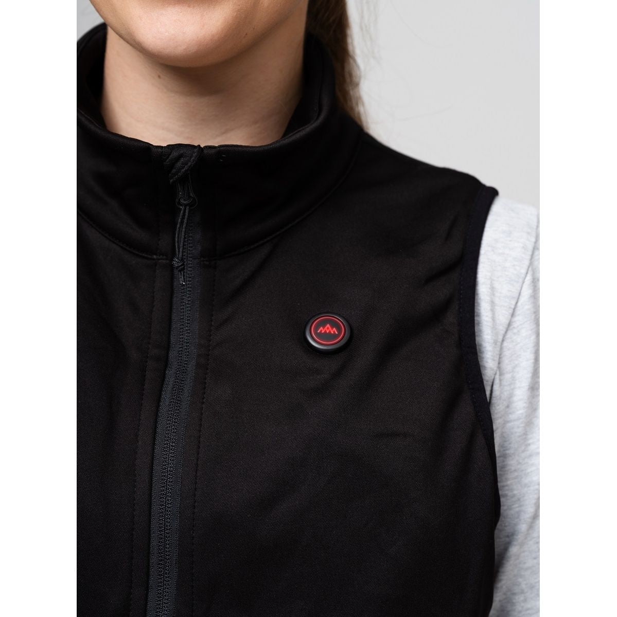 Heat Experience Heatx Heated Fleece Vest Womens S Black - image 3 of 5
