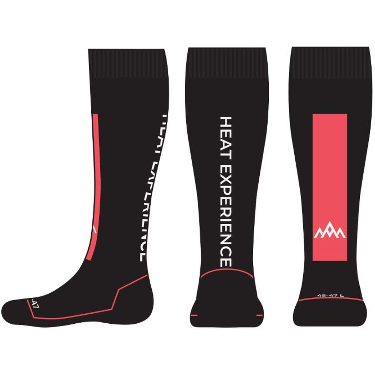 Heat Experience Heatx Heated Technical Socks W/Batt M Red/Black - EU40/42