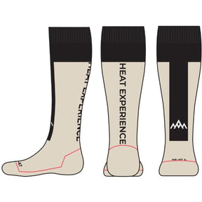 Heat Experience Heatx Heated Technical Socks W/Batt S Sand/Black - EU37/39
