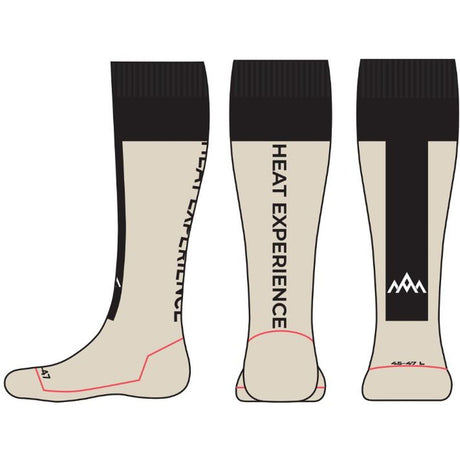 Heat Experience Heatx Heated Technical Socks S Sand/Black - EU37/39