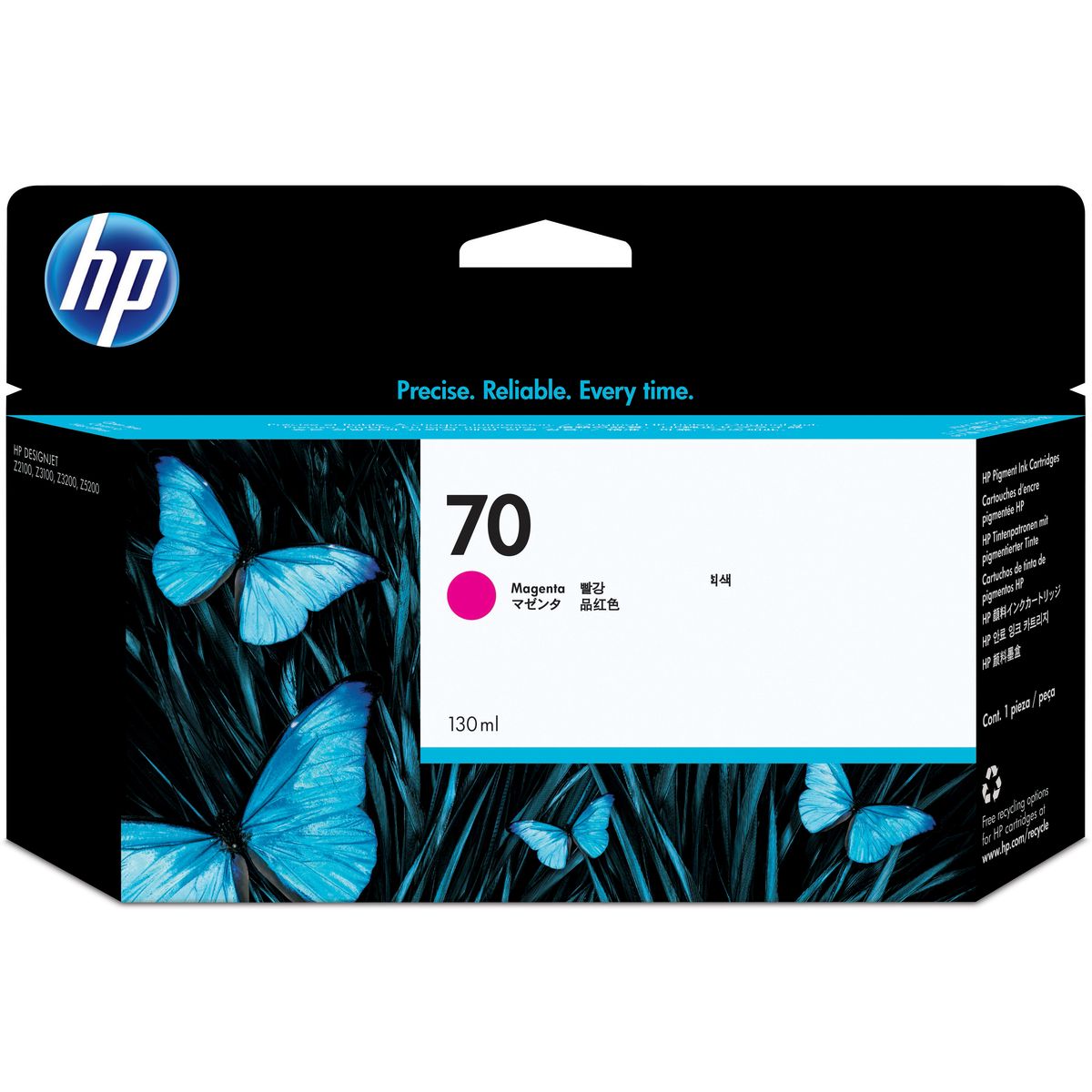 HP 70/C9453A Tintenpatrone Magenta-Vivera