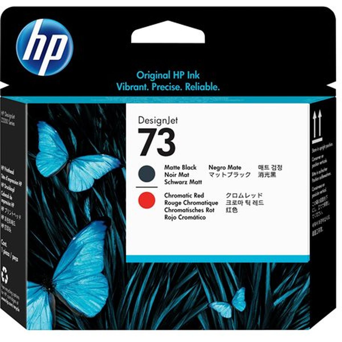 HP 73 Druckkopf CD949A Schwarz Matt Und Chromatisches Rot - image 3 of 3
