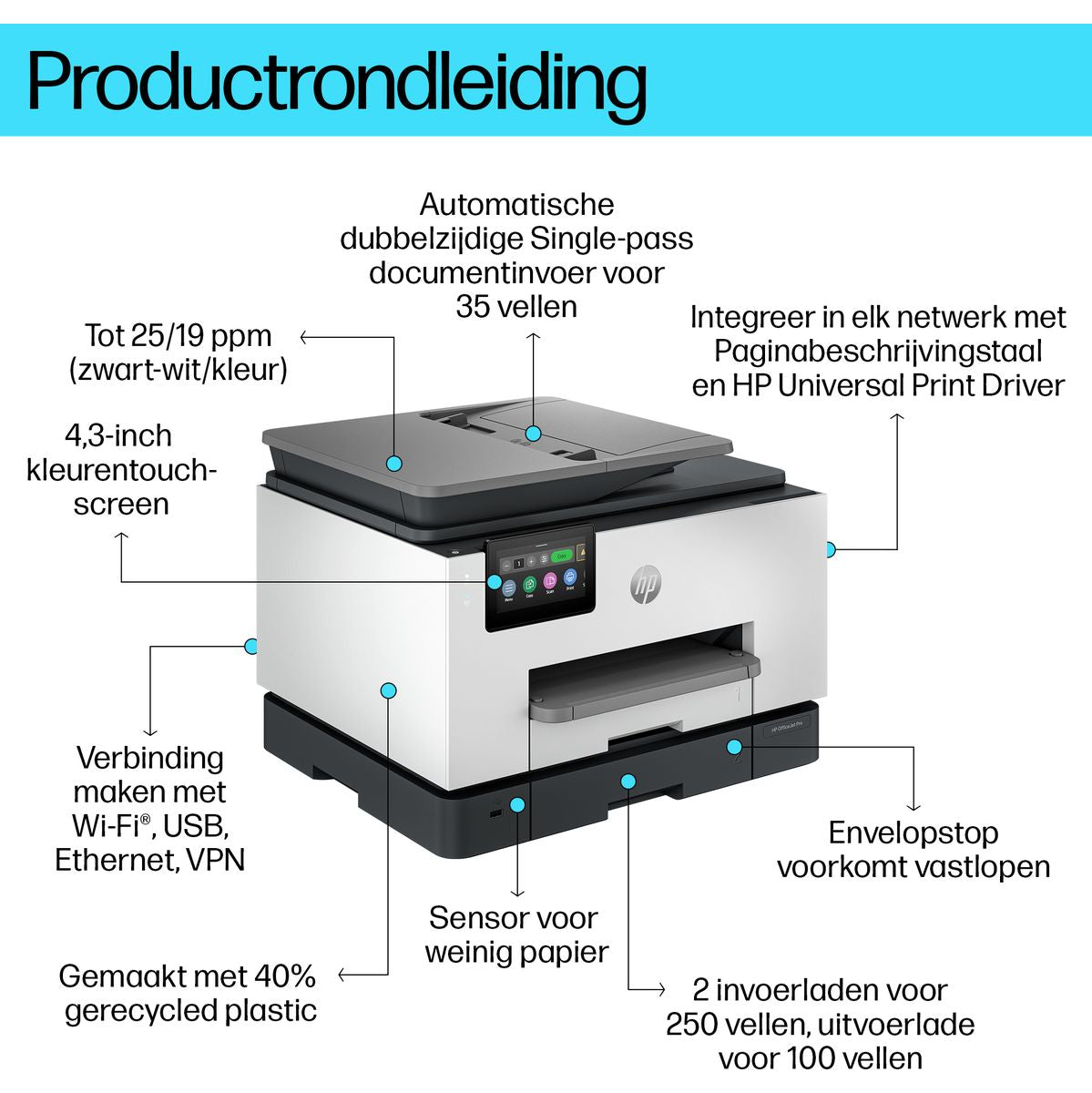 HP OfficeJet Pro 9130B All-In-One Printer