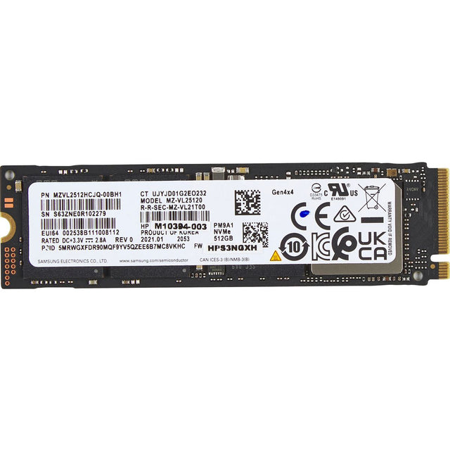 HP 512GB PCIe NVMe SSD