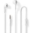 Nedis Bedrade Headphone 3.5 mm Kabellengte: 1.20 M Built-In Microphone White